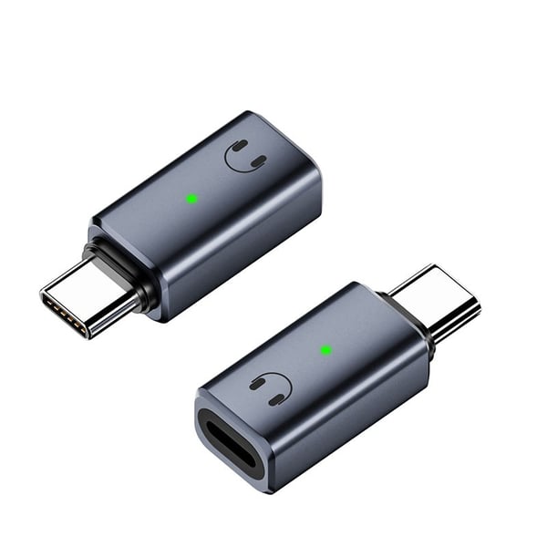 Lightning hun til Type-C han lydadapter til Apple 15 - HiFi lydkvalitet og opkaldsfunktion Grey