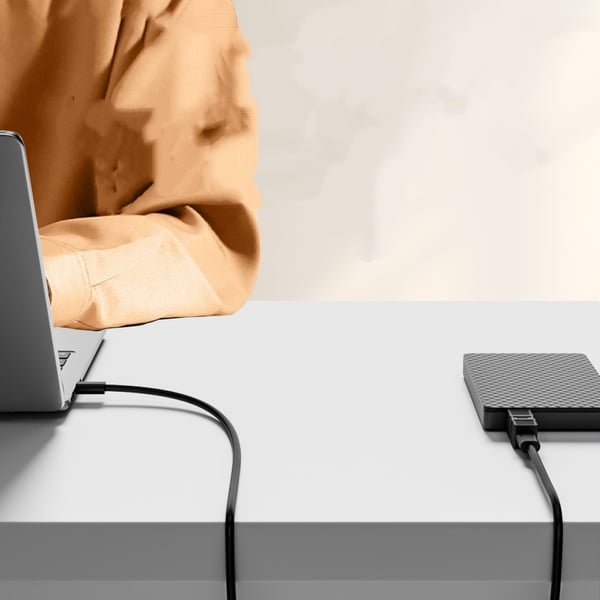USB 3.0 B Hann (M) til A Hann (USB-M) Adapter (2-pakning) - Høyhastighets Overføring for Skrivere og Harddisker