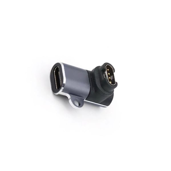 Lightning hunn til Garmin klokkeadapter - Stående vinkeldesign - 2 stk