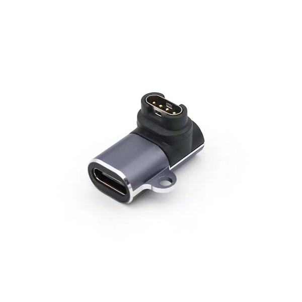 Lightning hunn til Garmin klokkeadapter - Stående vinkeldesign - 2 stk