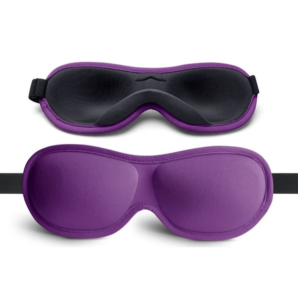 3D-silkkisilmäsuojus: Kevyt, hengittävä ja säädettävä nukkumiseen ja matkustamiseen Purple