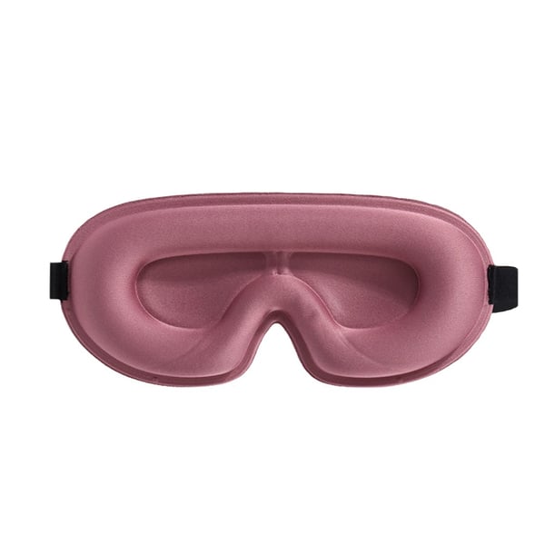 3D-ögonmask för sömn – Mjuk, bekväm och justerbar för totalt mörker och vilsam sömn Pink