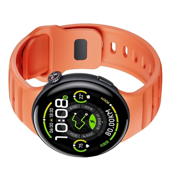 Silikonrem for VIVO WATCH 5 - Komfortabel og justerbar sportsrem Orange