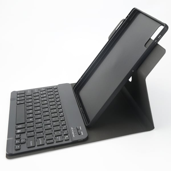 Redmi Pad SE 11 tuuman pyörivä tablettinäppäimistökotelo - Musta taustavalaistu Bluetooth-näppäimistö