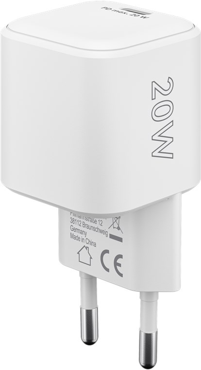 USB-C™ PD GaN hurtiglader Nano (20 W) hvit