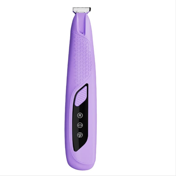 Profesjonell Pet Pote Hårklipper med LED-lys - Trygg og effektiv trimming for hunder og katter Purple