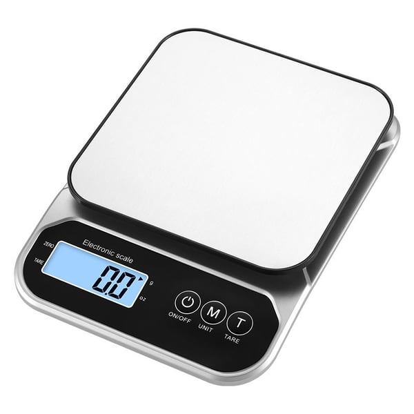 Digital køkkenvægt 5 kg/0,5 g - Præcis måling til madlavning og bagning