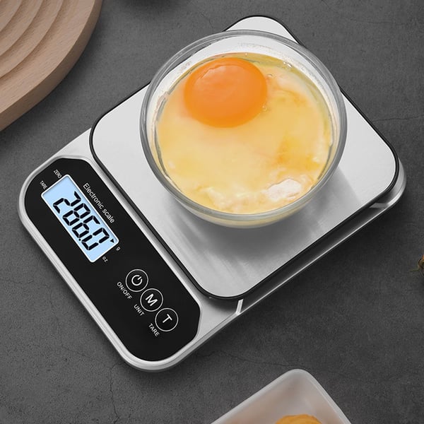 3 kg digital kjøkkenvekt med høy presisjon - Perfekt for matlaging og baking
