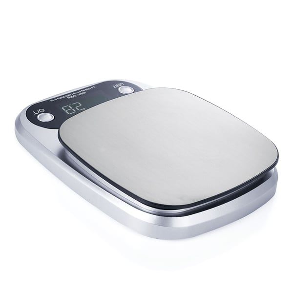 Digital køkkenvægt 10 kg/1 g - Præcis måling med LCD-display og rustfri stålplatform