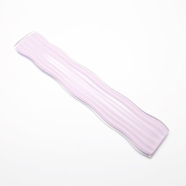 Läpinäkyvä silikoninen näppäimistötyyny: ergonominen, mukava ja painetta lievittävä Pink