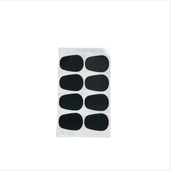 Saksofon Munnstykke Beskyttelsesputer - 0.8mm Oval, 8 stk/sett (2 stk) Black