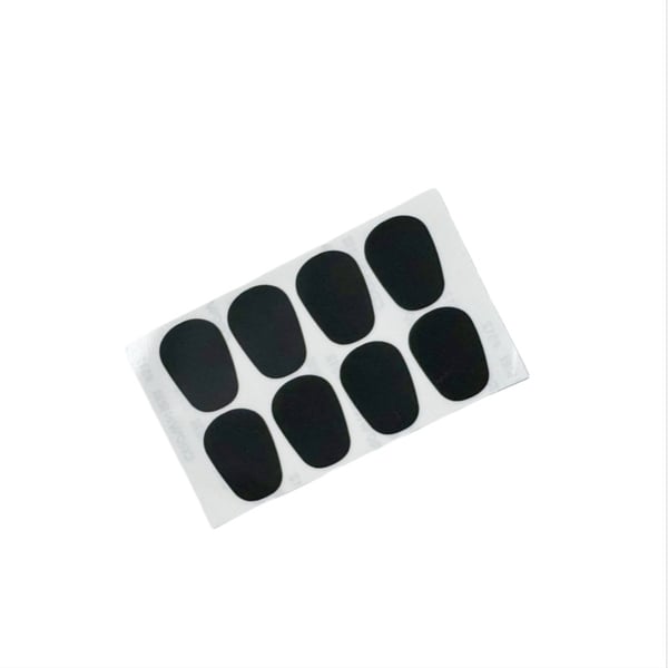 Saksofon Munnstykke Beskyttelsesputer - 0.8mm Oval, 8 stk/sett (2 stk) Black