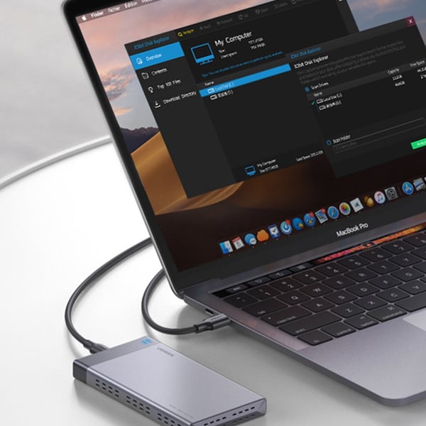 USB til Type-C 3.2 Datakabel 60W - Svart - Kompatibel med Huawei, Samsung, Apple, Garmin 2m