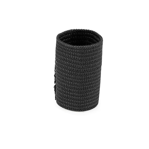 10-pack Svarta Sport Fingerärmar - Skydd och Stöd för Basket, Volleyboll och Mer