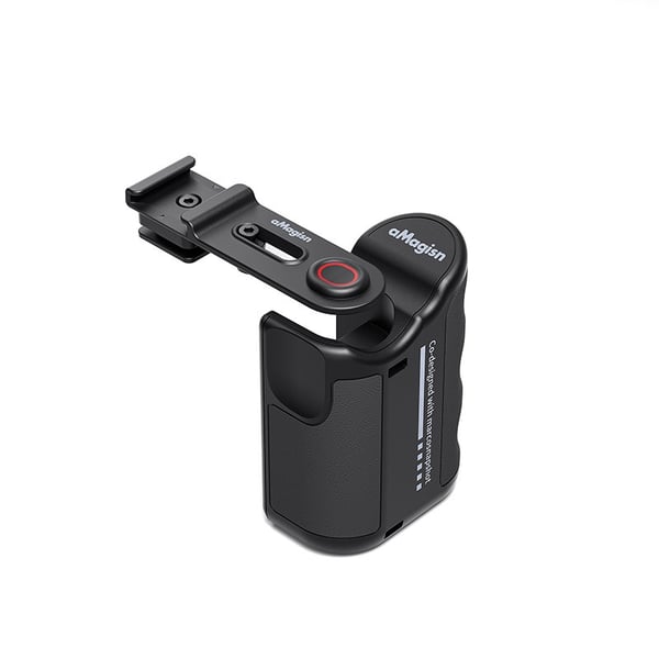 Musta ABS-katukuvauskahva Insta360-, DJI Action- ja Hero-sarjan urheilukameroille