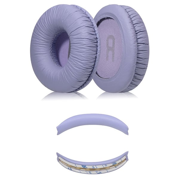 Ersättningsöronkuddar och huvudband kompatibla med JBL Tune600BTNC T660NC T450 T500 T510BT Hörlurar - Lila