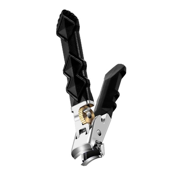 Gear Lock Skrå Kjeft Stor Tang med Svart Plast og Rustfritt Stål, 9cm Lengde, 1,5cm Bredde, 3cm Høyde