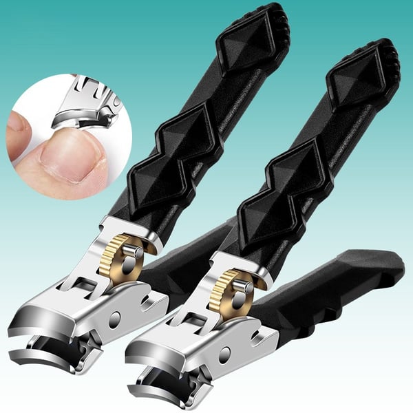 Gear Lock Skrå Kjeft Stor Tang med Svart Plast og Rustfritt Stål, 9cm Lengde, 1,5cm Bredde, 3cm Høyde
