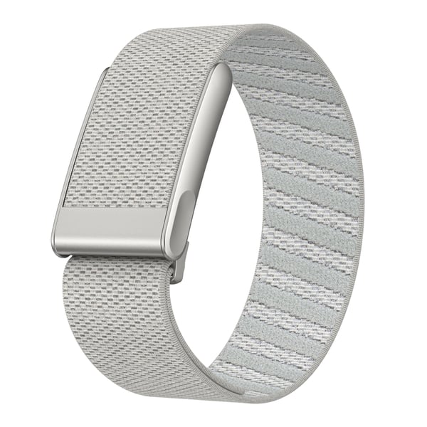 Joustava ranneke Whoop Watch -laitteeseen, urheilullinen ja mukava Silver