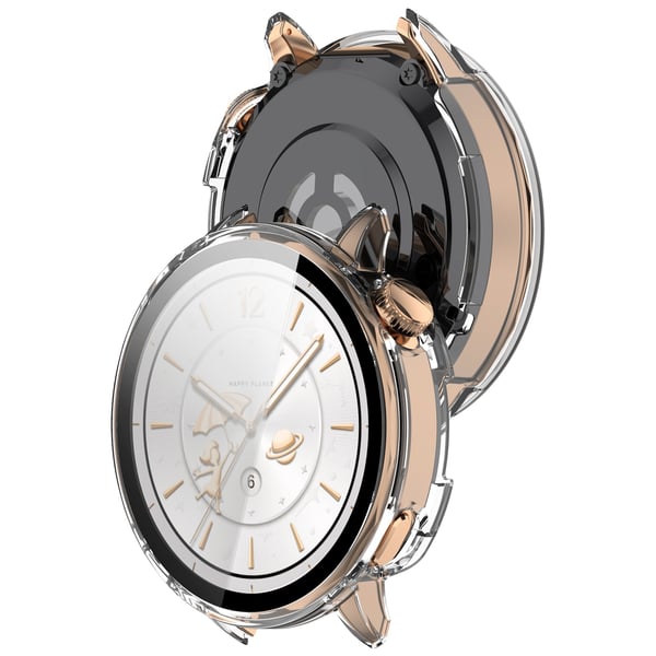 Beskyttelsesdeksel med integrert skjermbeskytter for OnePlus Watch 3 43mm - Transparent PC + Herdet Glass