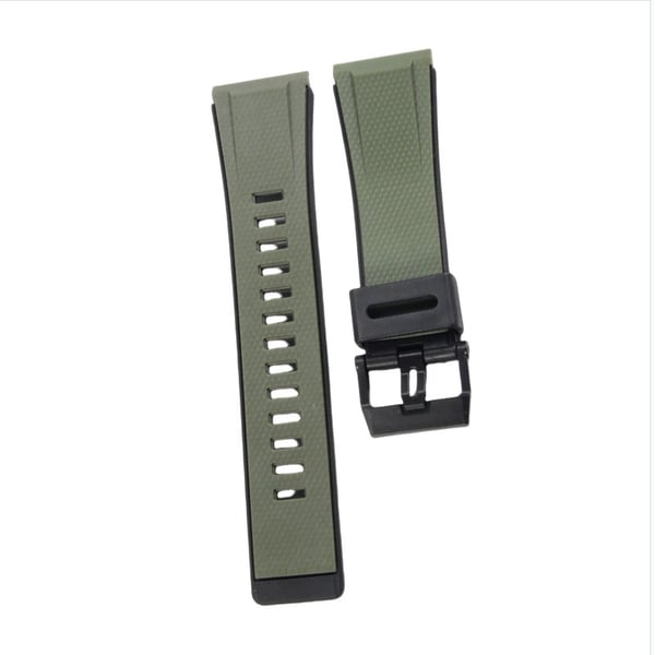Silikonrem kompatibel med Casio GA2000, PRG-600, PRW-6600 og PRG-650 - 24mm bredde Green