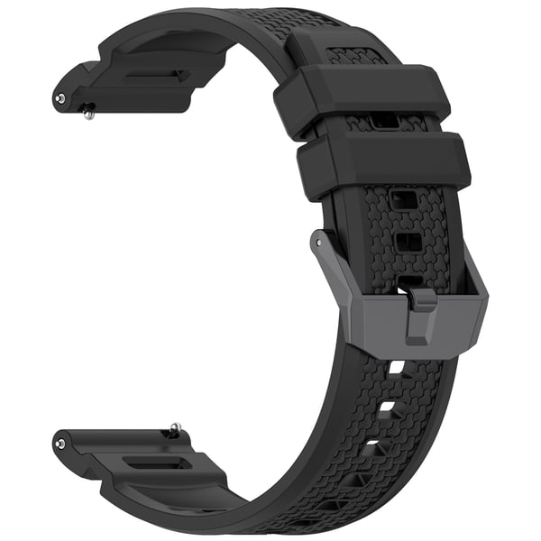 Garmin Venu X1 -silikoniranneke: Urheilullinen ja hengittävä ranneke Garmin Venu X1 -älykelloon Black
