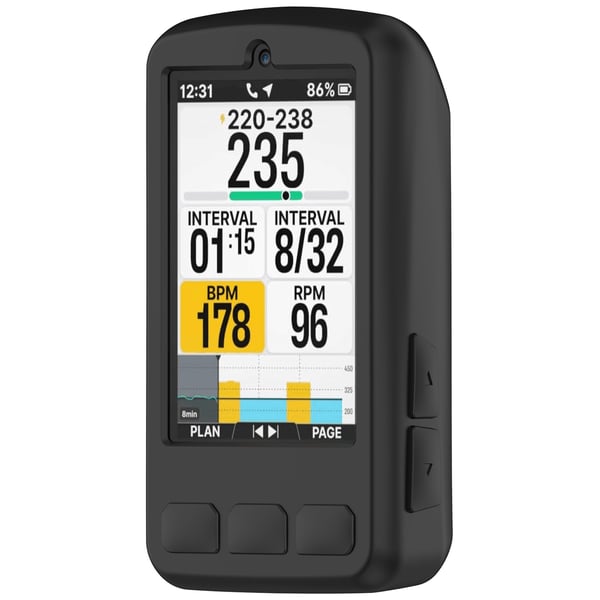 Silikonbeskyttelsesdeksel for Wahoo ELEMNT BOLT V3 og BOLT3 Sykkelcomputer - Optimal Beskyttelse Black