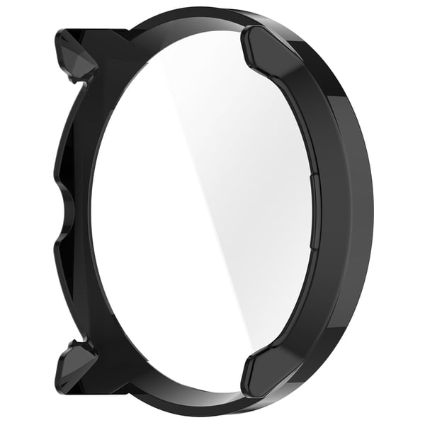 Beskyttelsesdeksel med integrert skjermbeskytter kompatibelt med Suunto Run - PC-materiale Black