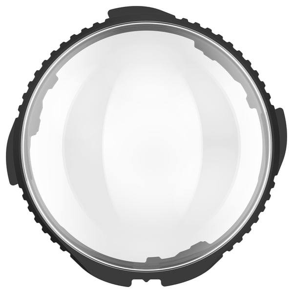 Optisk glassbeskyttelseslinse kompatibel med Insta360 X5 - Beskytt kameraets linse mot riper og støv Black