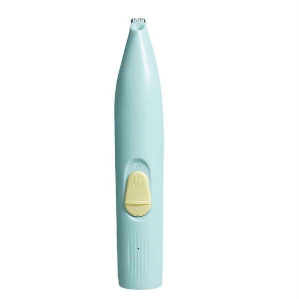 Pet Grooming Trimmer - Skånsom og Stille Elektrisk Klipper for Hund og Katt - Perfekt for Poter, Ører og Øyne Blue