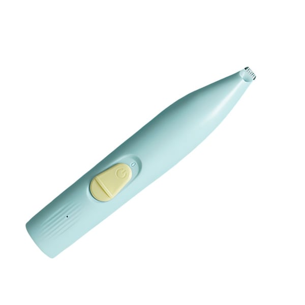 Pet Grooming Trimmer - Skånsom og Stille Elektrisk Klipper for Hund og Katt - Perfekt for Poter, Ører og Øyne Blue