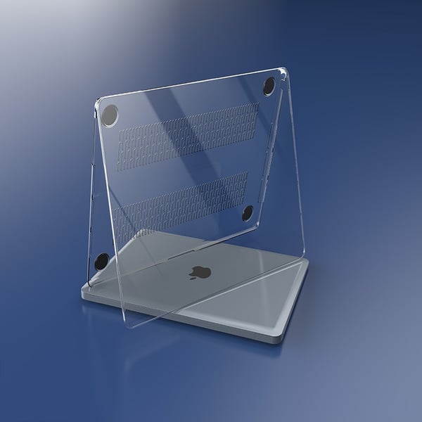 Transparent beskyttelsesdeksel for MacBook Air 13.6" A2681 A3113 (M3-chip) A3240 - Optimal beskyttelse og stil