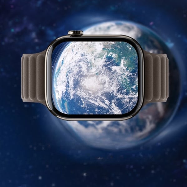 Skjermbeskytter for iWatch 10 (46mm) - 2-pakning med enkel installasjonsramme