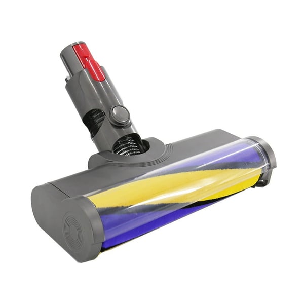 Vihreä pölynpaljastusharjapää, yhteensopiva Dyson V10 Slim/V12 Slim XB -mallien kanssa, keltainen sininen pehmeä sametti