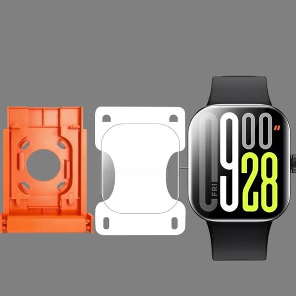 Skjermbeskytter for Redmi Watch 5 - Klar Hydrogel Film (2-pakning) med Enkel Installasjonsramme