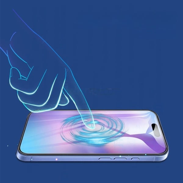 Buet skjermbeskytter i herdet glass for Apple iPhone 17 - 2 stk, klar og fingeravtrykksikker