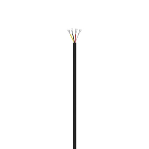 Svart UL2464 18AWG 4-leder Multi-Core Kabel - 5 Meter, Fleksibel og Korrosjonsbestandig