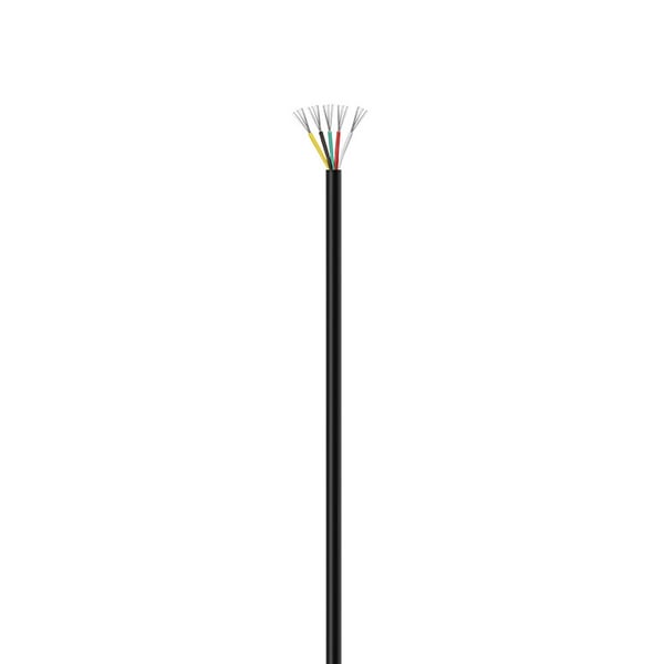 Svart UL2464 20AWG 5-leder Multi-leder Kabel - 5 Meter