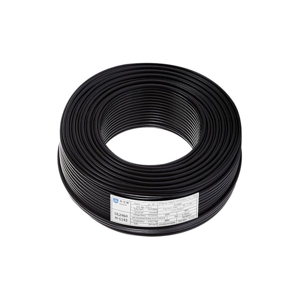 Svart UL2464 30AWG 2-leder Multi-leder Kabel - 5 Meter