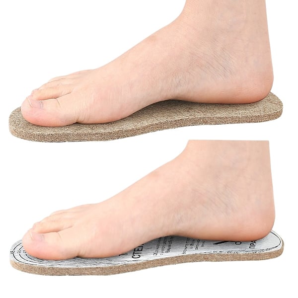 Tegneserie Ullfilt Innersåler med Aluminiumfolie - 6.5mm (2 Par) for Økt Komfort og Varme
