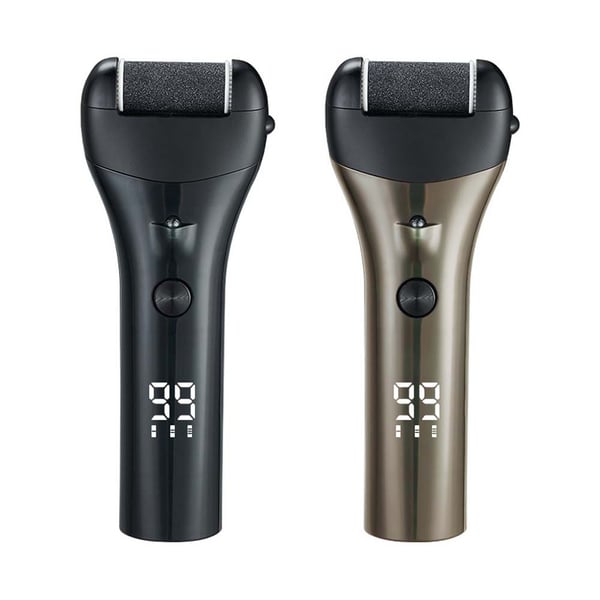 Digital Elektrisk Fotfil - 3-Hastighets Justerbar Kallusfjerner med LED-Display Gun Black