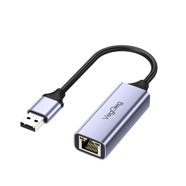 USB - Gigabit Ethernet -sovitin - Alumiiniseos, nopea 2.5G langallinen verkkoliitin