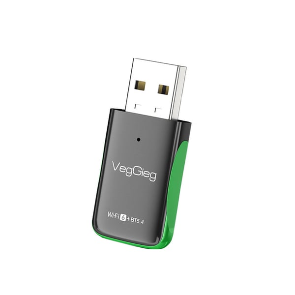 WiFi 6 & Bluetooth 5.4 USB-sovitin - 5G Dual Band langaton verkkokortti