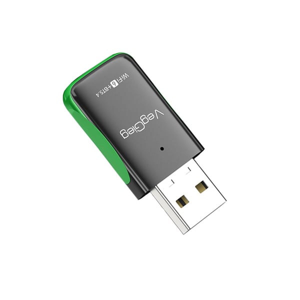 WiFi 6 & Bluetooth 5.4 USB-adapter - 5G Dual Band Trådløst Nettverkskort