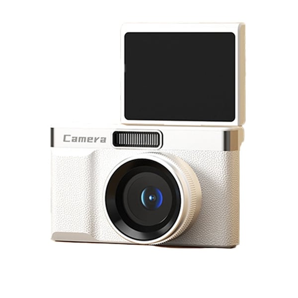 Retro Digitalkamera med høy piksel, dobbel linse, 5x optisk zoom og 2,4" LCD-skjerm White Retro Digitalkamera med høy piksel, dobbel linse, 5x optisk zoom og 2,4" LCD-skjerm White