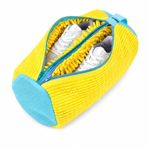 Dobbelt Vaskemaskine Sko Vaskepose - Beskyt Dine Sko! Yellow
