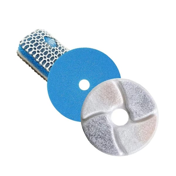 Pet Vannfontene Filter Erstatning 10.5cm med C-Formet Svamp (5-Pakning) for Renere Drikkevann