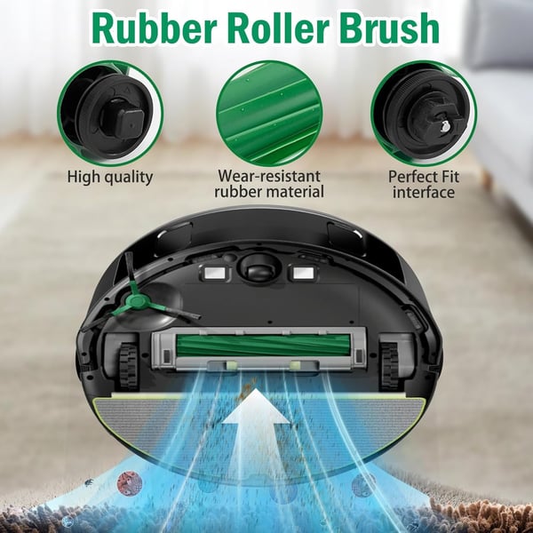 14 Deler Erstatningssett Kompatibelt med iRobot Roomba 205 Støvsuger Tilbehørssett