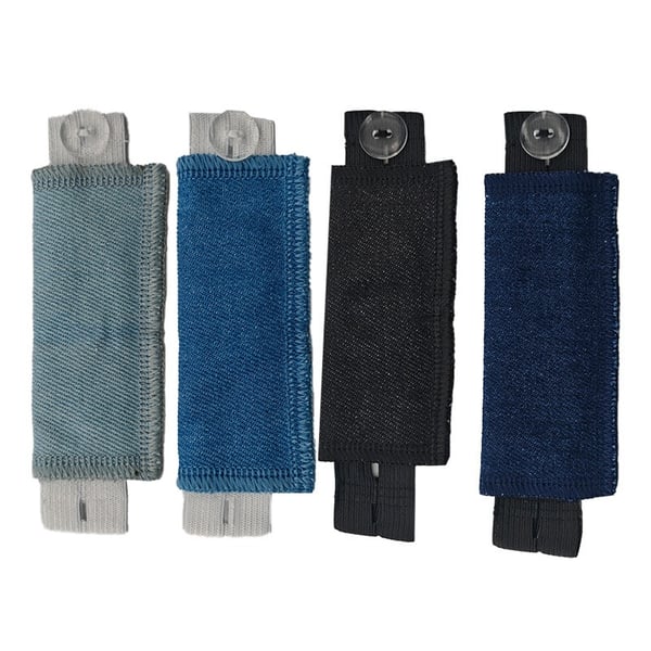 Avtakbar linningforlenger (4-pakning) for jeans og bukser
