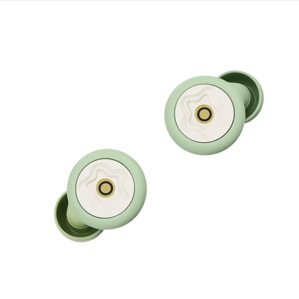 Super Äänieristävät Silikonikorvatulpat Melunvaimennukseen - 1 Pari Green